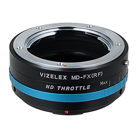 Vizelex ND Throttle Lens Adapter Compatible with Minolta MD Lenses on Fujifilm X-Mount Cameras