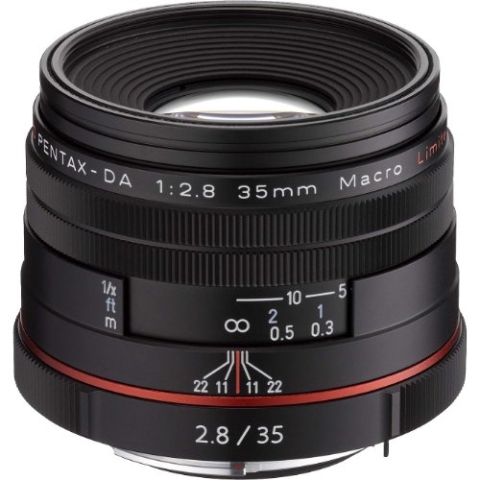 PENTAX Limited Lens HD PENTAX-DA35mm F2.8 Macro Limited Black K-Mount APS-C 21450