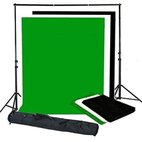 Bresser F001688 Fotostudio BR-BGS2 Hintergrundset (3mx6m)