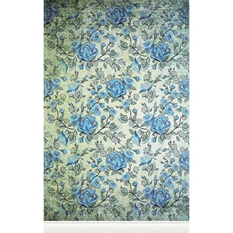 Click Requisiten 5 x 8 ft Fotografien Vinyl Hintergrund – Blau