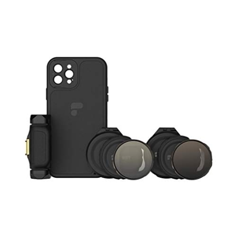 PolarPro - LiteChaser - iPhone 12 Pro - VND Kit - Protective case - Corresponding Grip - Variable ND Filter - Lens Cap