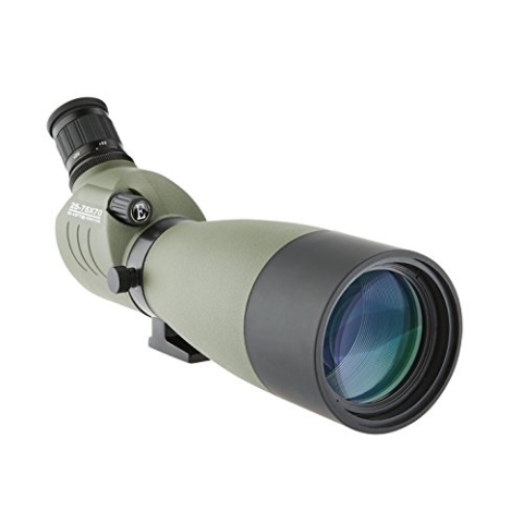 Walimex Pro Spektiv SC040 25-75x70 mm (Spritzwassergeschützt, inkl. Stativ und Transporttasche) olivegrün