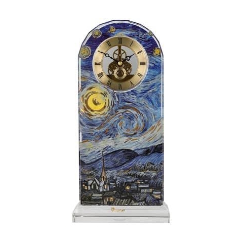 Goebel Tischuhr 32 cm Van Gogh Sternennacht - Artis Orbis