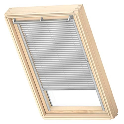 VELUX Original Jalousie Silberne Seitenschienen, MK08, Silber Gebürstet