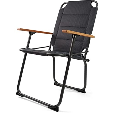 Human Comfort Campingstuhl Ocana 3D Garten Stuhl Klappstuhl Faltstuhl Alu Holz