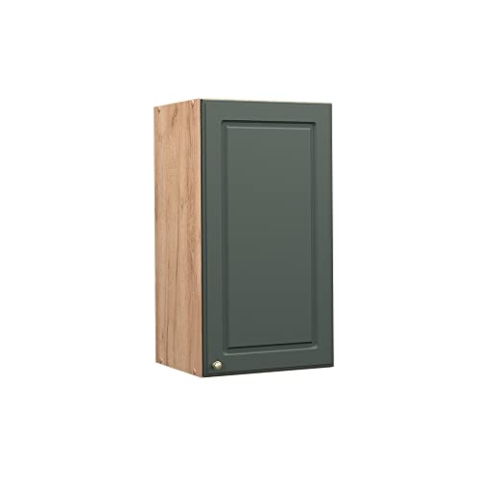 Vicco Hängeschrank Fame-Line, Grün-Gold Landhaus/Goldkraft Eiche, 40 cm