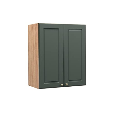 Vicco Hängeschrank Fame-Line, Grün-Gold Landhaus/Goldkraft Eiche, 60 cm