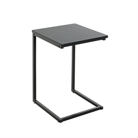 HAKU Möbel Beistelltisch, schwarz, MDF, Metall - Maße: B 33 x H 60 x T 35 cm, Style: Modern