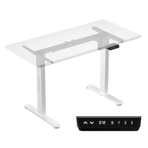 MARK ADLER Xeno 4.1 White | Höhenverstellbarer Schreibtischständer Schreibtisch Elektrisch Verstellbar Tischgestell Gestell | Einstellbare Beinabstände Metallkonstruktion Memory-Steuerungen | Weiß