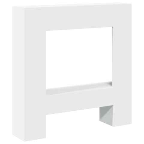 vidaXL Kaminumrandung Weiß 81x18x82 cm Holzwerkstoff