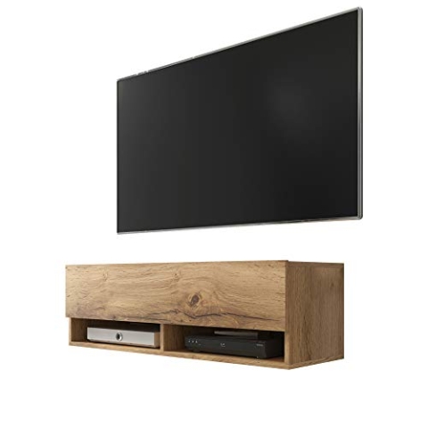 Selsey Wander – TV-Lowboard/TV-Schrank Wotan Eiche Holzoptik hängend 100cm