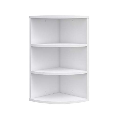 Vicco Wandregal ''Ecki'', Bücherregal, Weiß, 30 x 60 cm