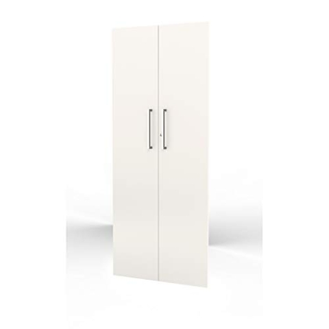 Crelobo ATOS-FL5-4548-4435 Aktenschrank, Holz, weiß, 80 x 38 x 183 cm