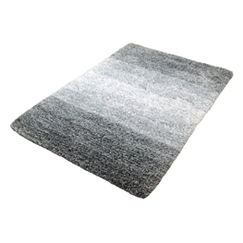 Kleine Wolke Oslo Badteppich, 100% Polyester, Platin, 90 x 60 cm