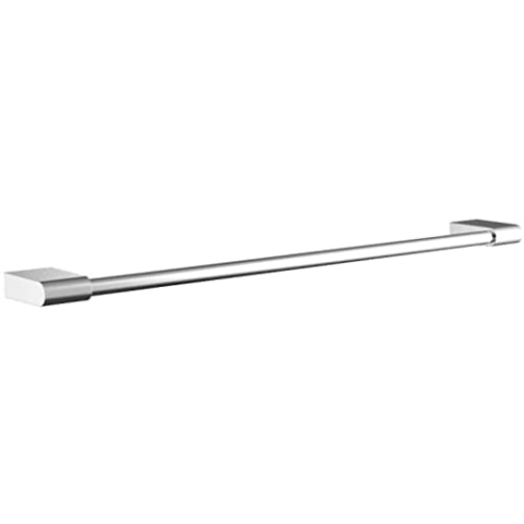 EMCO Flow Badetuchhalter zur Wandmontage, hochwertiger Handtuchhalter aus Metall, elegante Handtuchstange für Handtücher oder Kleidung, chrom