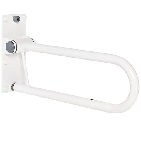 RIDDER Assistent A0130101 WC Aufstehbügel, Haltegriffe, klappbar, ca. 55,5 cm, weiß