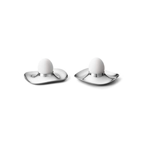 Georg Jensen [W2] Cobra Egg Cup Stainless Steel, 2 Pcs