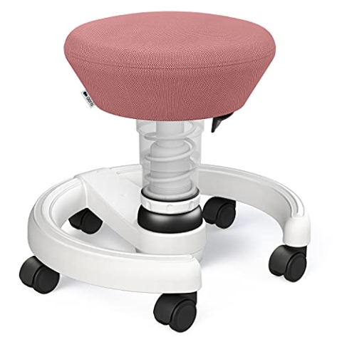 aeris Swoppster Kinderhocker – ergonomischer Kinder-Schreibtischstuhl – Kinder-Drehstuhl für gesundes Sitzen – Kinderstuhl stufenlos höhenverstellbar, 32-47,5 cm Sitzhöhe