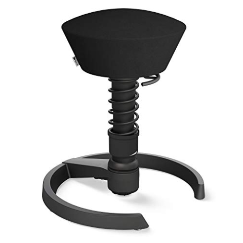 aeris Swopper – Ergonomischer Hocker – Bürohocker höhenverstellbar – Vielseitiger Sitzhocker für einen gesunden Rücken – Bürostuhl ohne Rollen, Feder Standard