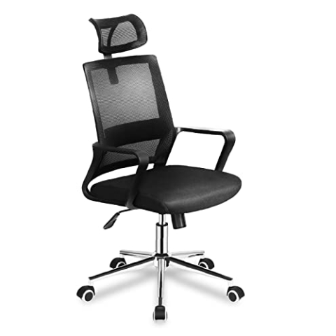 MARK ADLER Manager 2.1 | Chair pc Office ergonomisch bürostuhl chefsessel drehstuhl Stuhl buro gamingstuhl schreibtischstühle Moderne | Kopfstütze und Lendenwirbelstütze | 130 kg | Schwarz