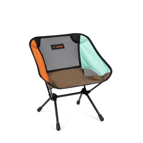 Helinox Chair One Mini | Eine ultraleichte, ultrakompakte Version Chair One bietet einmaligen Komfort und Unterstützung bei einem Eigengewicht von gerade einmal 500 g (Mint Multiblock)
