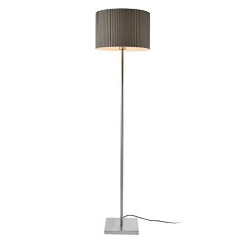 lux.pro Stehleuchte 151cm 1xE27 Stehlampe Standleuchte Metall Grau
