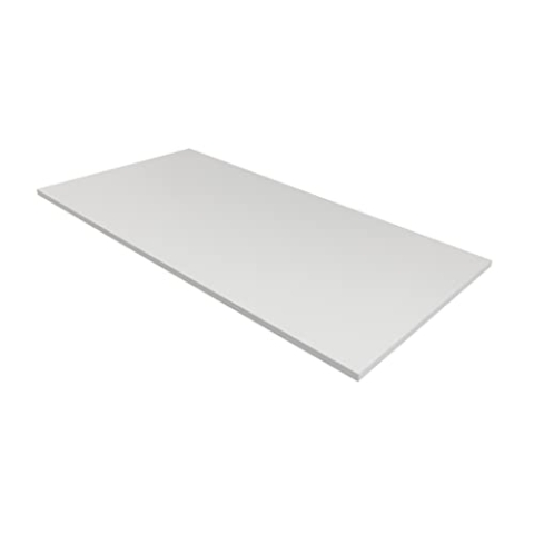 furni24 Tischplatte 160x80cm Schreibtischplatte–Perfekt für höhenverstellbare Schreibtische, Computertisch Gaming-Tisch, Mehrzwecktisch, Esstische und mehr –25mm stabile Tischplatte langlebig, Grau