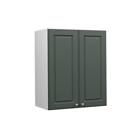 Vicco Hängeschrank Fame-Line, hängender Küchenschrank, Grün-Gold Landhaus/Weiß, 60 cm