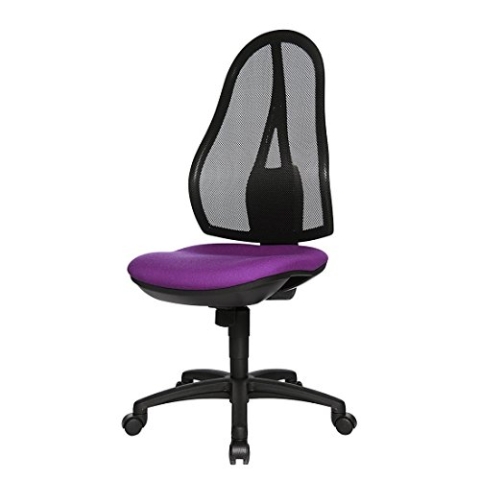 Topstar OP200G03 Open Point SY, Bürostuhl, Schreibtischstuhl, ergonomisch, Bezug lila
