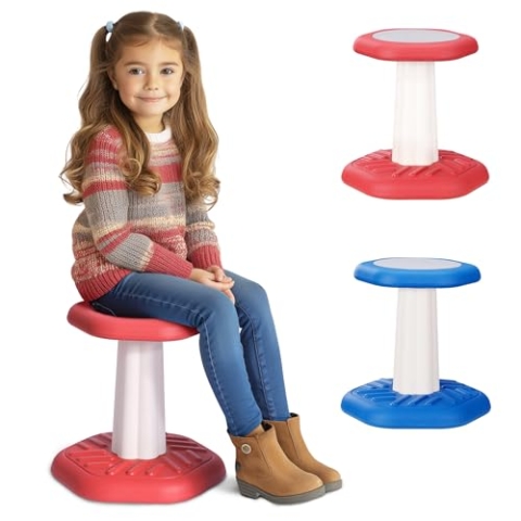 Navaris Twist Wobble Stool red