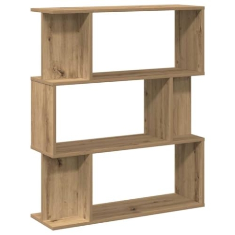 vidaXL Bücherregal Artisan-Eiche 80x24x96 cm Holzwerkstoff, Büroschrank, Bücherregal, Regal, Büroregal, Bücherregale, Regale, Aktenregal, Aktenschrank