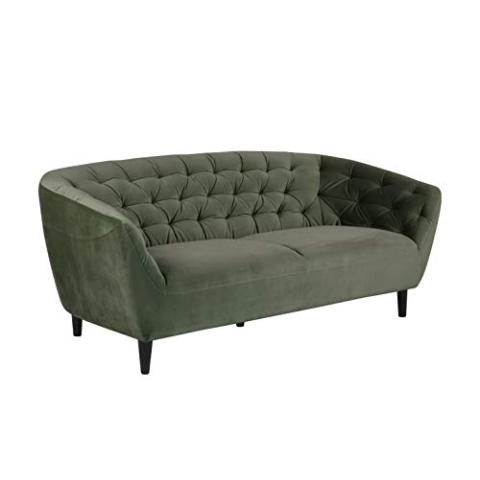 AC Design Furniture Ragnar 3-seater, green, fabric, L: 84 x W: 191 x H: 78 cm, 1 pcs.