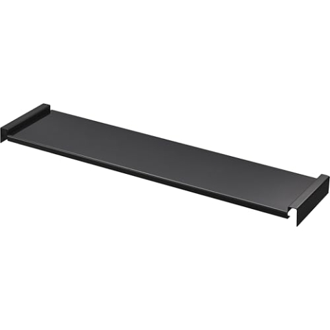 Yamazaki 1732 TOWER Extendable Drawer Shelf, black, Steel, 60~108 x 15 x 3 cm