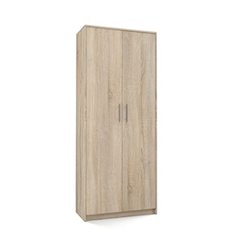 CDF Geschlossenes Bücherregal Oliv 2D | Farbe: Eiche Sonoma | Für Wohnzimmer, Büro, Arbeitszimmer | Modern | Regal für Bücher und Spielzeug | Ideal für Kinderzimmer, Teenager, Jugendzimmer