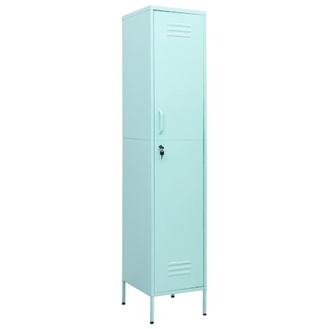 vidaXL Schließfachschrank Minzgrün 35x46x180 cm Stahl