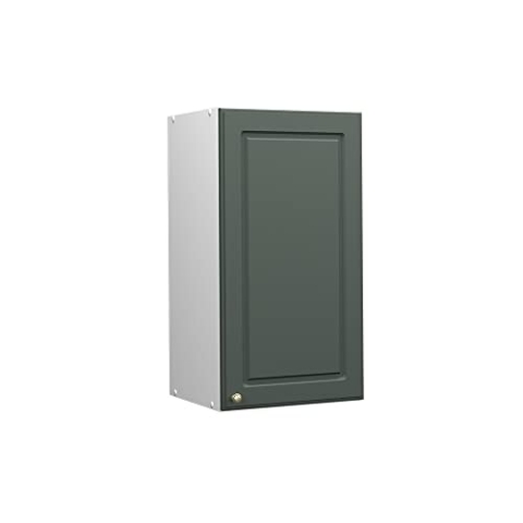 Vicco Hängeschrank Fame-Line, hängender Küchenschrank, Grün-Gold Landhaus/Weiß, 40 cm