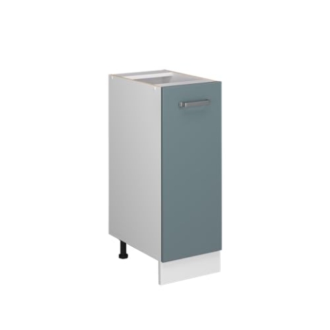 Vicco Apothekerschrank R-Line, Blau-Grau/Weiß, 30 cm ohne Arbeitsplatte
