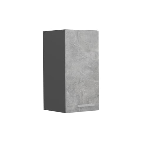 Vicco Hängeschrank R-Line, hängender Küchenschrank, Beton, 30 cm