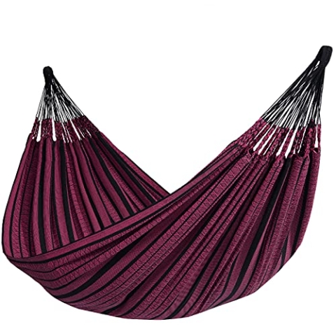 Tropilex Südamerikanische Hängematte Familie | Handgefertigt | Fairtrade | 9 Stile & 8 Farben zur Auswahl | Flexibel & Belastbar | Perfekt für den Garten, Camping und auf Reisen geeignet