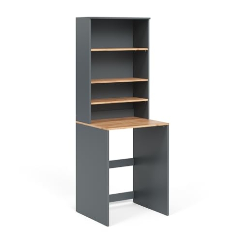 Vicco Waschmaschinenschrank Victor, Anthrazit/Goldkraft Eiche, 66 x 88.2 cm 2 Teile mit Regal