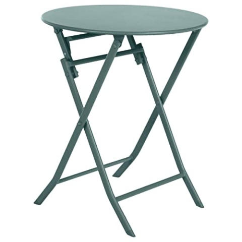 Hespéride - Runder Klappbarer Gartentisch Greensboro Bernstein - 2 Sitze - Jadegrün