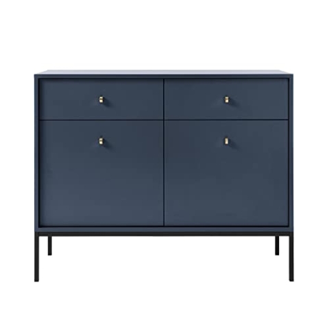 Selsey MONNE - Kommode mit schubladen (marineblau)