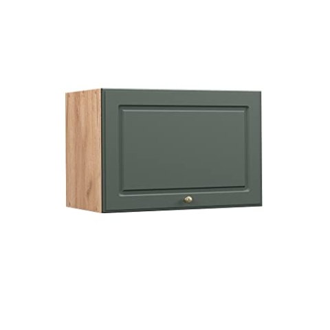 Vicco Hängeschrank Fame-Line, Grün-Gold Landhaus/Goldkraft Eiche, 60 cm Flach
