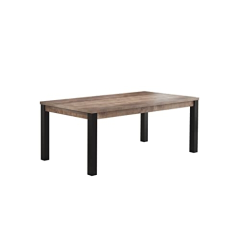 trendteam smart living - Esstisch Tisch - Wohnzimmer - Emile - Aufbaumaß (BxHxT) 200 x 77 x 100 cm - Farbe Tabak Eiche mit Matera - 2029164C5
