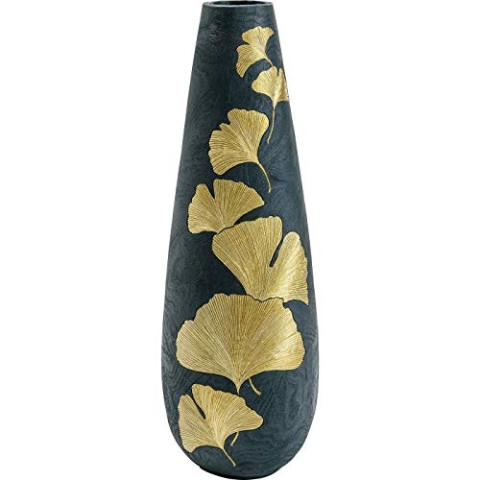 Kare Design Vase Elegance Ginkgo, 95x31x31cm, Gold