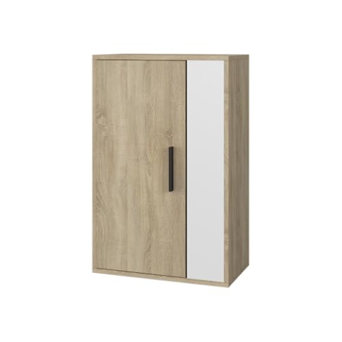 Vicco Hängeschrank Berno, Sonoma/Weiß, 50.1 x 78.4 cm mit 2 Fächern