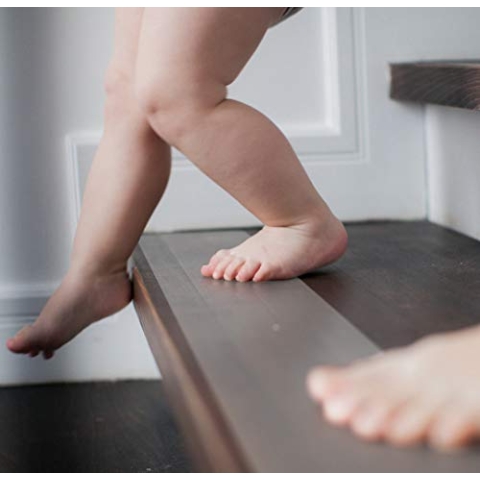 cocofy Anti Rutsch Treppe, 18x Streifen XXL (75x12 cm) transparent für Treppenstufen innen, Starker Halt dank Spezial-Textur, sockenfreundlich, incl. Montageroller, Anti Rutsch Streifen Treppe