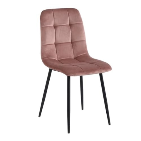Colenis - Ela Esszimmerstühle - 2er Set - Rose - Samt - Für Esszimmer, Küche & Wohnzimmer - Modernes Design