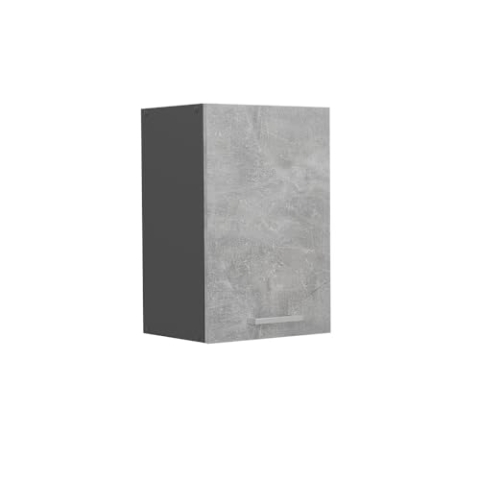 Vicco Hängeschrank R-Line, hängender Küchenschrank, Beton, 40 cm