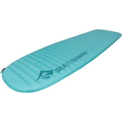 Sea to Summit - Comfort Light Insulated Air Isomatte Regular- Schlafmatte für Frauen - Delta Core - Packsack, Reparatur-Kit & Pillow Lock-System - 3,5 Jahreszeiten - Wandern - Green - 665g